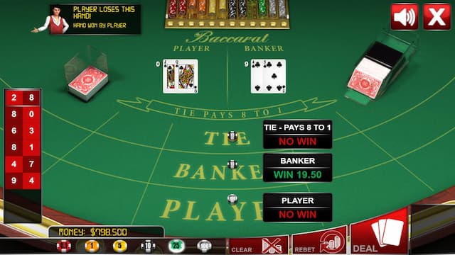 Các biến thể phổ biến của game Baccarat