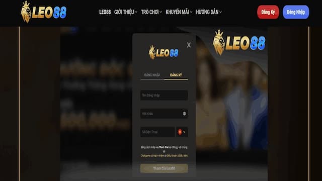 Đăng ký và nạp rút tại LEO88 nhanh chóng, không lỗi